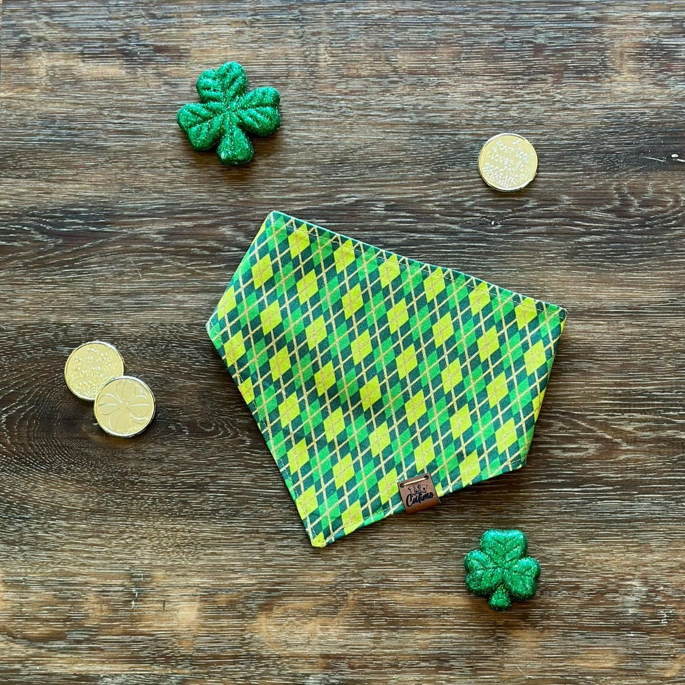 Here for the Shenanigans Snap-On Pet Bandana