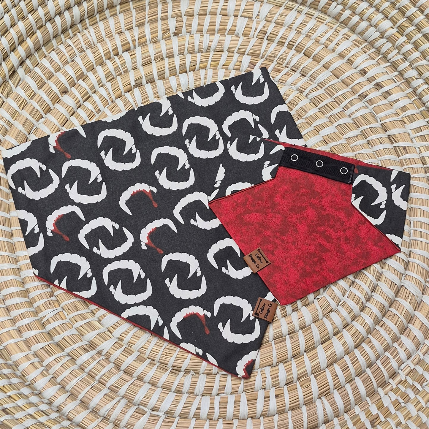 Vampire Bite - Snap On Pet Bandana