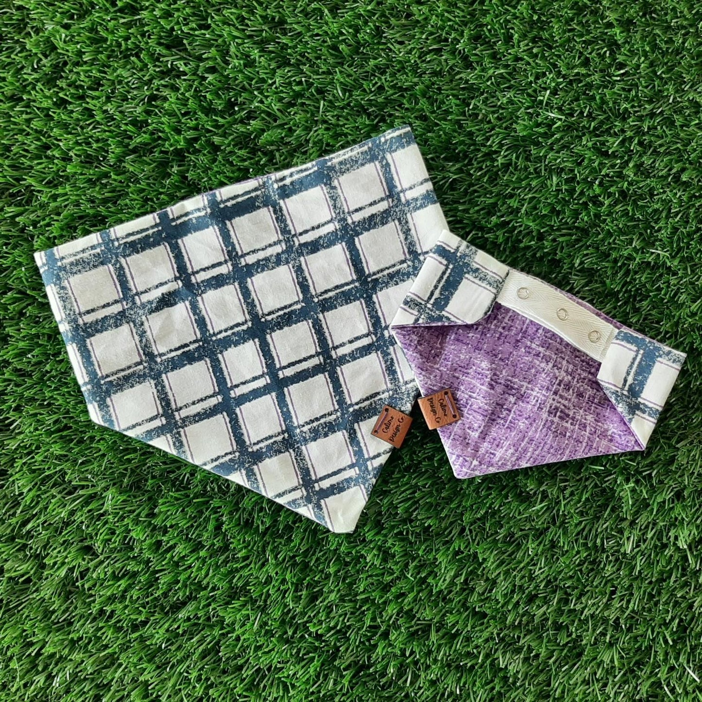Window Pane Snap On Pet Bandana