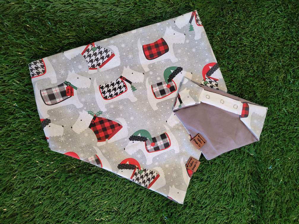 Dogs in Sweaters Snap On Pet Bandana