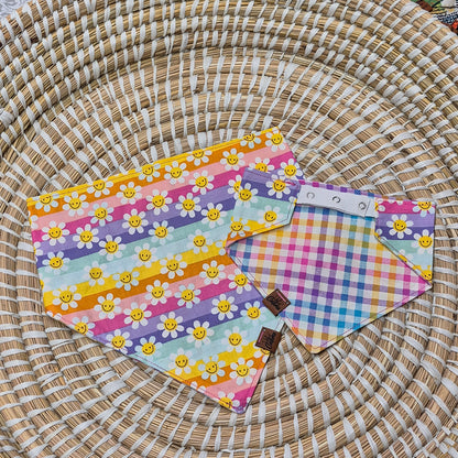 Daisy Days Snap On Pet Bandana