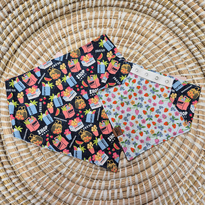 Farmer's Market Snap On Pet Bandana