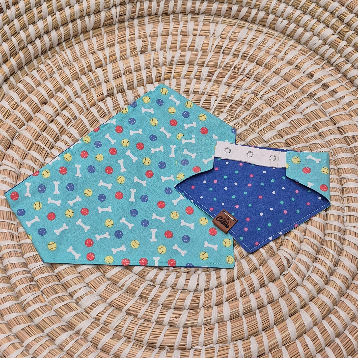 Fetch Frenzy Snap On Pet Bandana