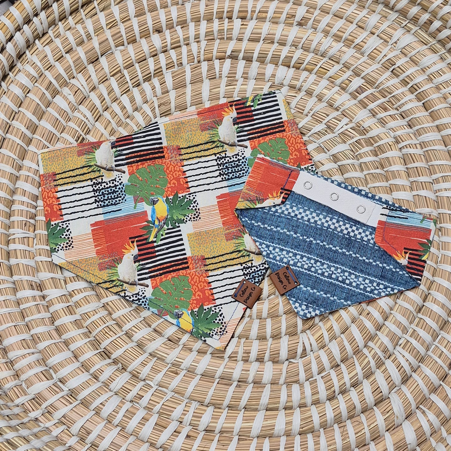 Birds of Paradise - Snap On Pet Bandana