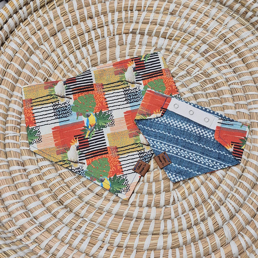 Birds of Paradise - Snap On Pet Bandana