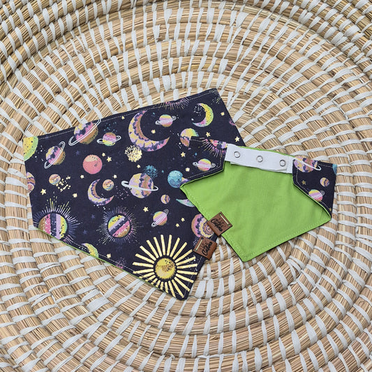 Bark Side of the Moon Snap On Pet Bandana